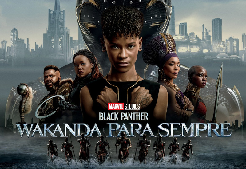 Black Panther: Wakanda Para Sempre, no Cine Praia